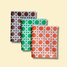 Load image into Gallery viewer, Bergère Cane work Tea Towel - Pumpkin