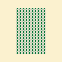 Load image into Gallery viewer, Bergère Cane work Tea Towel - Apple