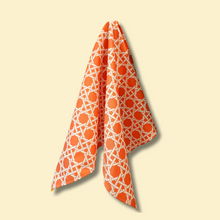 Load image into Gallery viewer, Bergère Cane work Tea Towel - Pumpkin