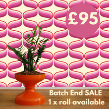 Load image into Gallery viewer, Esmonde Wallpaper - Raspberry - PRE ORDER