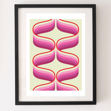 Load image into Gallery viewer, SALE - Esmonde Art Print - Raspberry