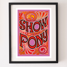 Load image into Gallery viewer, SALE - Safka Show Pony Art Print
