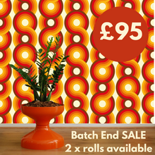 Load image into Gallery viewer, Yootha Wallpaper - Tangerine Standard - PRE ORDER