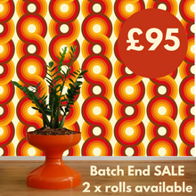 Load image into Gallery viewer, Yootha Wallpaper - Tangerine Standard - PRE ORDER
