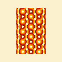 Load image into Gallery viewer, NEW! - Yootha Tangerine Mini Print Tea Towel
