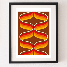 Load image into Gallery viewer, SALE Esmonde Art Print - Chocolate - Discontinued Colouway
