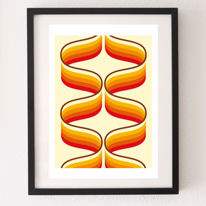 Esmonde Art Print - Tangerine