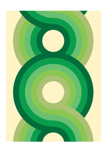 Yootha Art Print - Pale Green