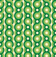 Load image into Gallery viewer, light green, apple green, green, dark green swirling 70s retro wallpaper called Yootha Pale Green 70s retro mid century style wallpaper
